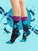 Dragonflies at Night - Socks Good Mood